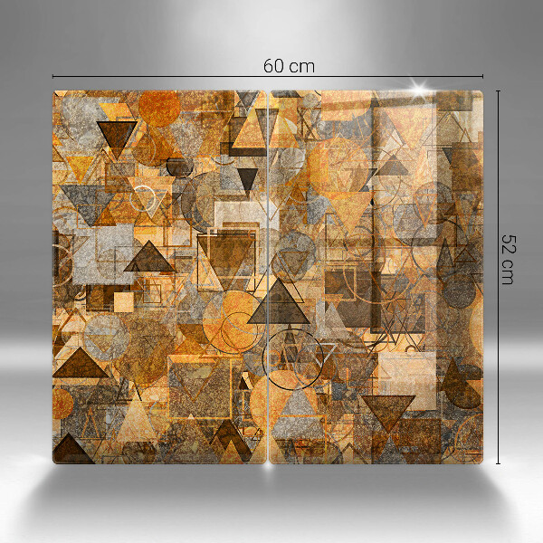 Kitchen worktop saver Geometric figure pattern