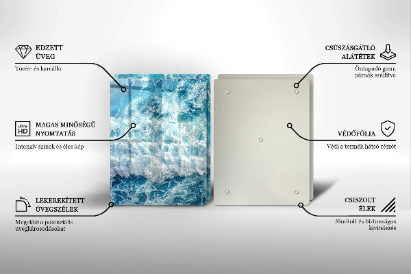 Kitchen worktop saver Water sea waves