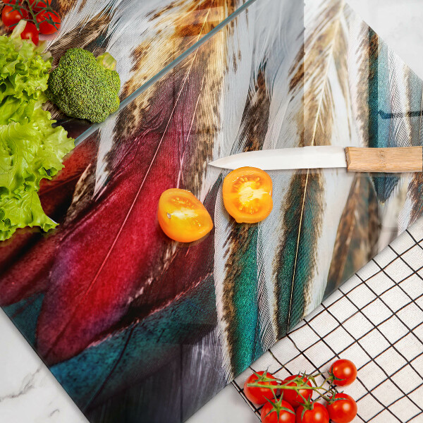 Kitchen worktop saver Boho bird feathers