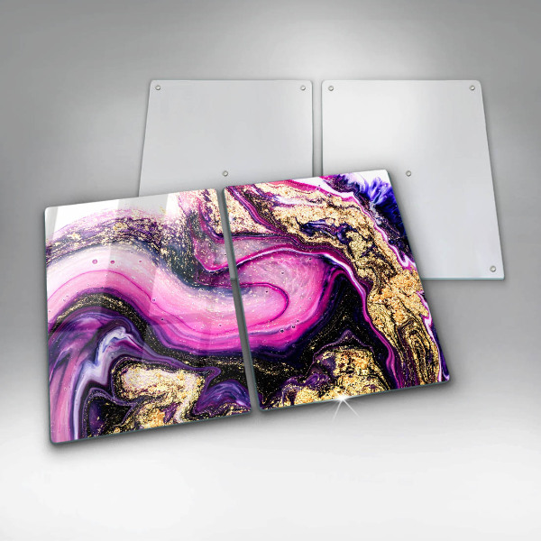 Worktop protector Abstraction design gold