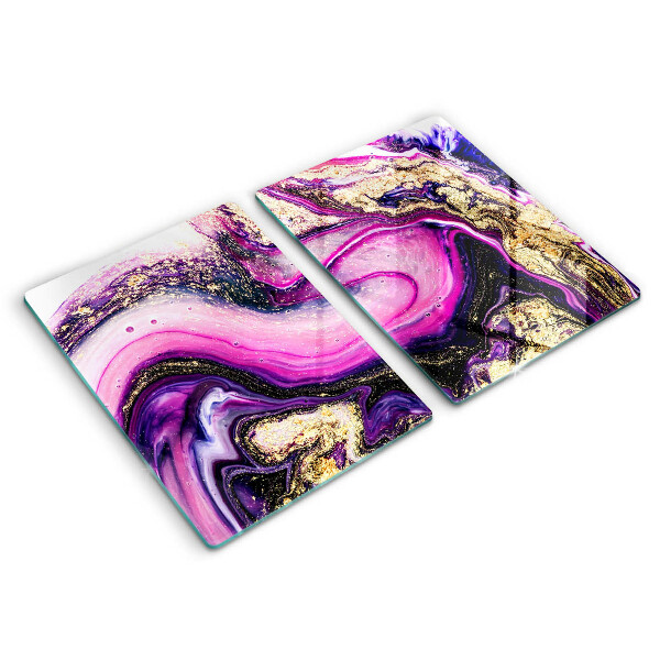 Worktop protector Abstraction design gold