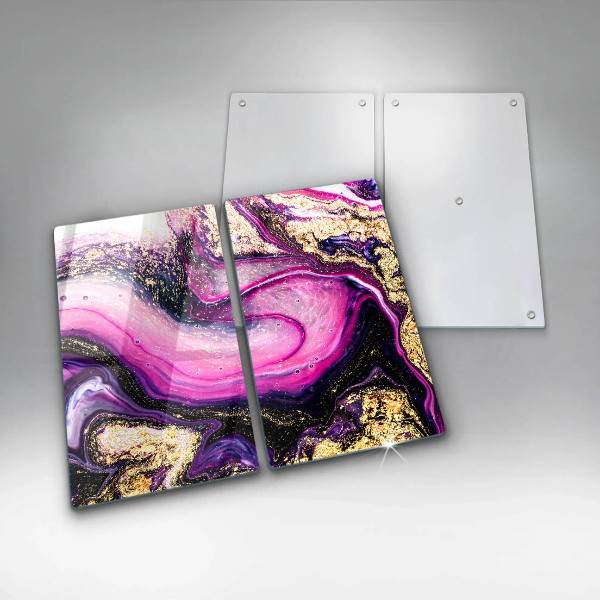 Worktop protector Abstraction design gold