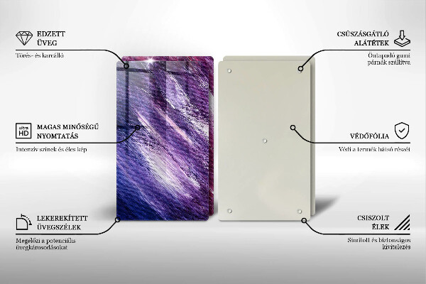 Kitchen worktop protector Paint abstraction