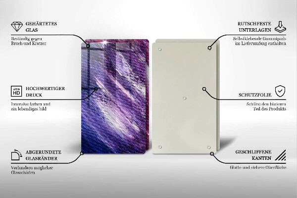 Kitchen worktop protector Paint abstraction