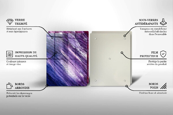 Kitchen worktop protector Paint abstraction