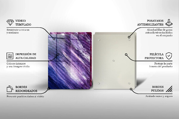 Kitchen worktop protector Paint abstraction