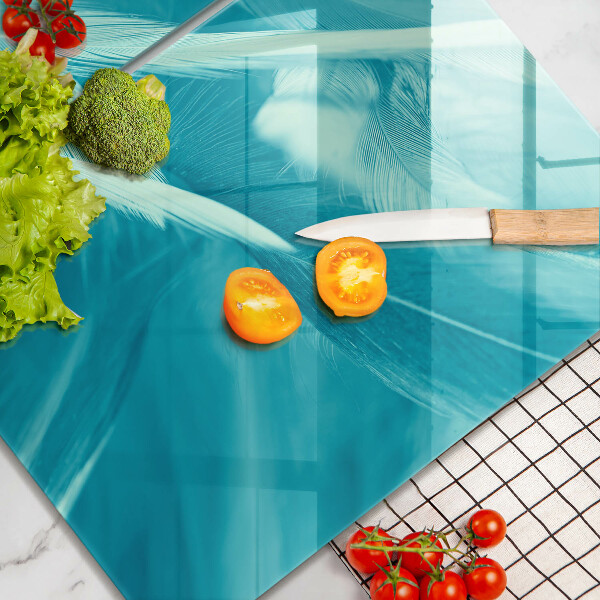 Kitchen worktop protector Delicate feathers