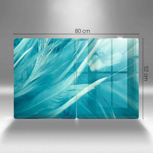 Kitchen worktop protector Delicate feathers