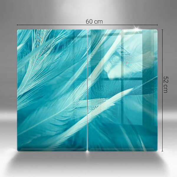 Kitchen worktop protector Delicate feathers