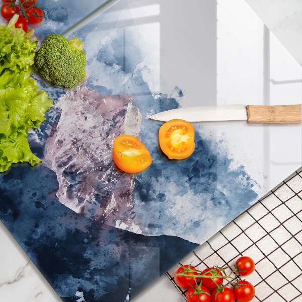 Worktop protector Abstraction painted mountains