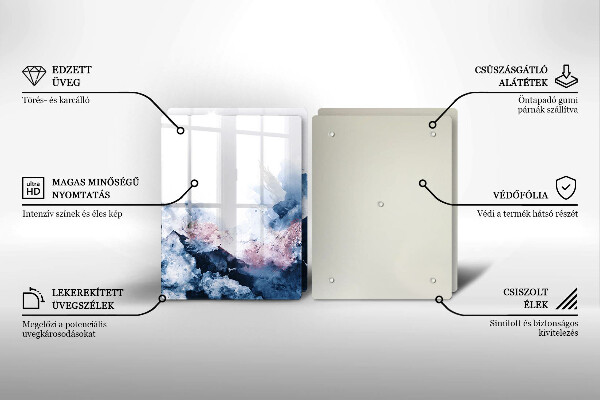 Worktop protector Abstraction painted mountains