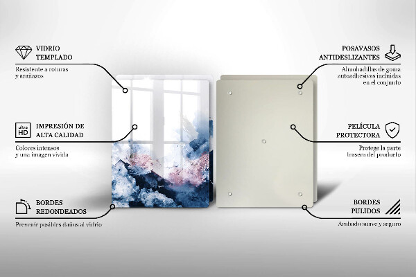 Worktop protector Abstraction painted mountains