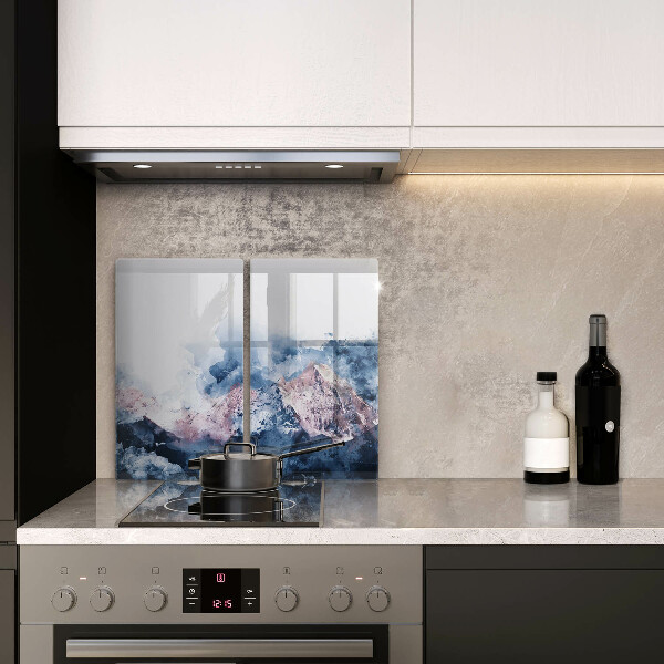 Worktop protector Abstraction painted mountains