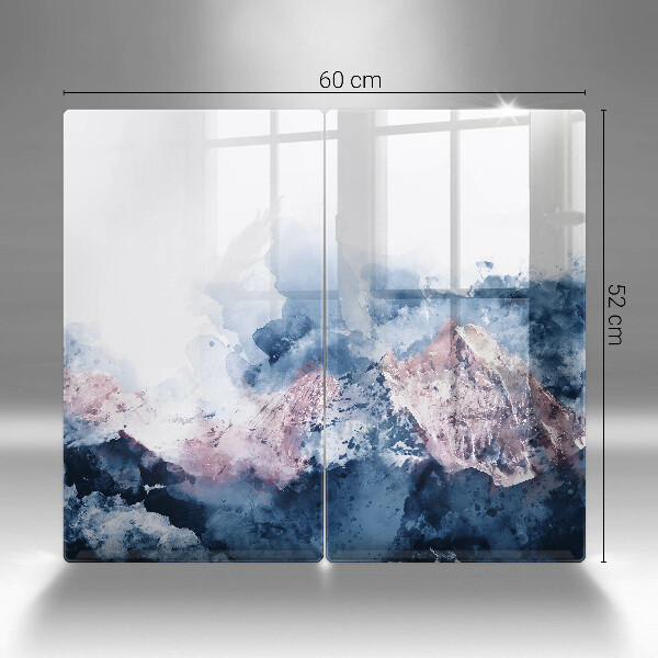 Worktop protector Abstraction painted mountains