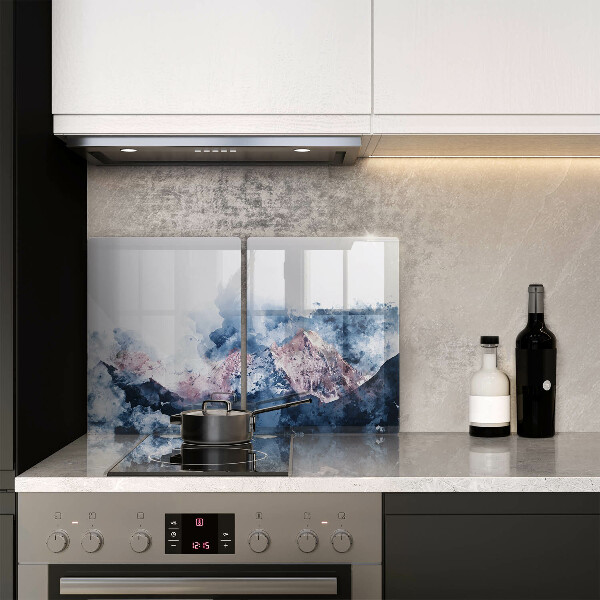 Worktop protector Abstraction painted mountains