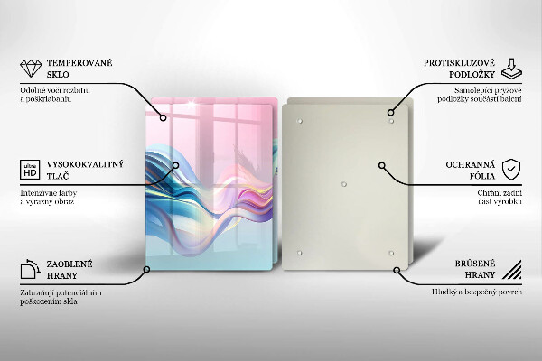 Worktop protector Pastel abstraction