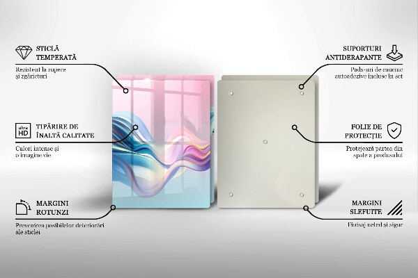 Worktop protector Pastel abstraction