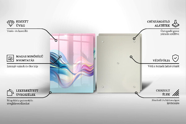 Worktop protector Pastel abstraction