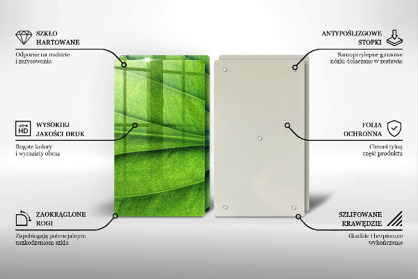 Kitchen worktop saver Nature leaf veins