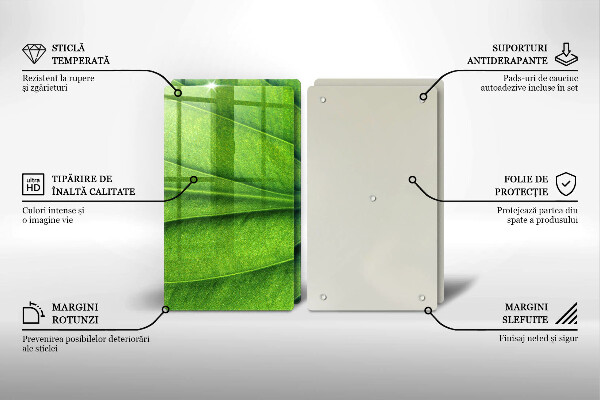 Kitchen worktop saver Nature leaf veins