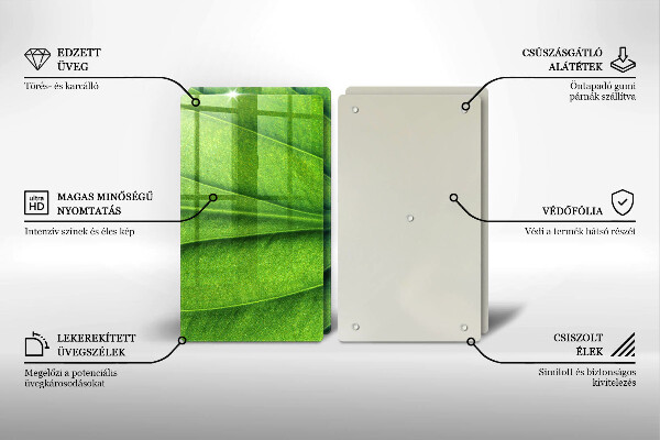 Kitchen worktop saver Nature leaf veins