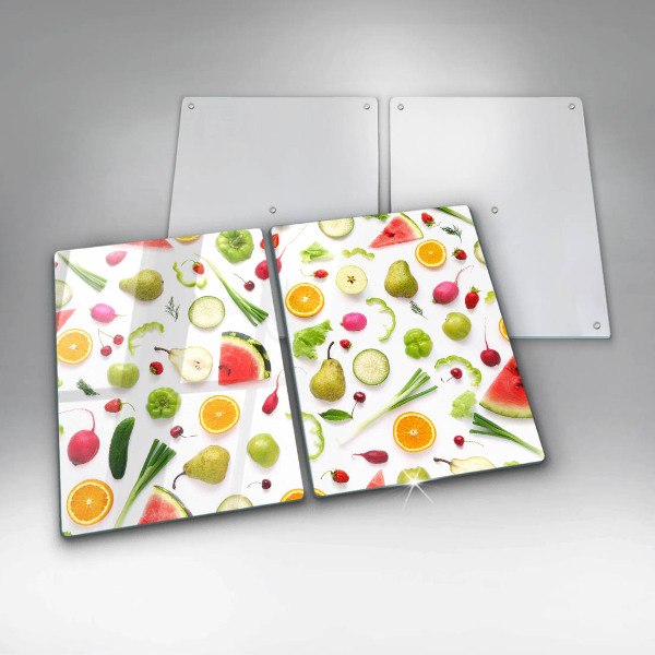 Kitchen worktop saver Fruit and vegetables pattern