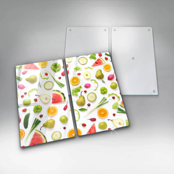 Kitchen worktop saver Fruit and vegetables pattern