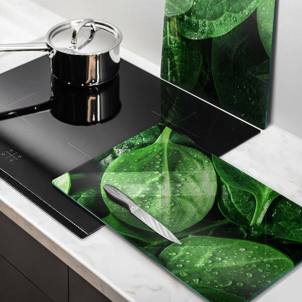 Kitchen worktop saver Basil leaves