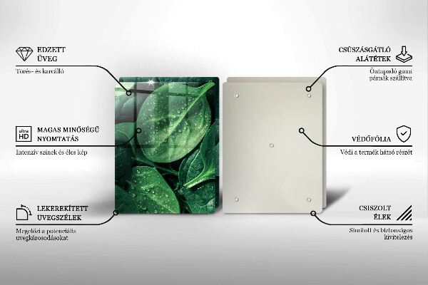 Kitchen worktop saver Basil leaves