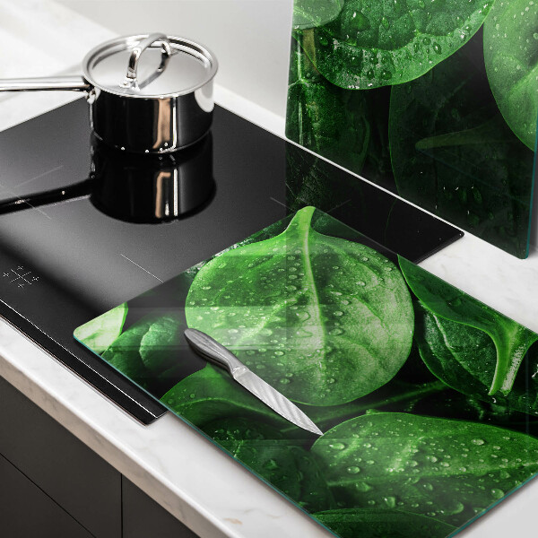 Kitchen worktop saver Basil leaves