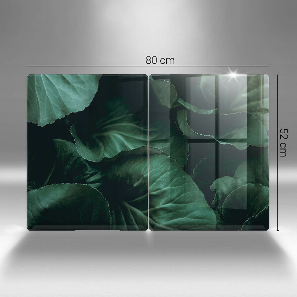 Kitchen worktop saver Wild dark leaves