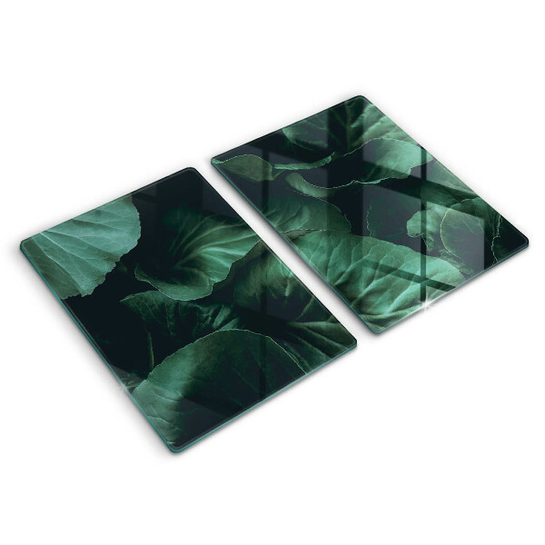Kitchen worktop saver Wild dark leaves