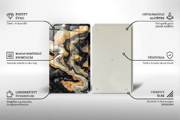 Kitchen worktop protector Abstract structure