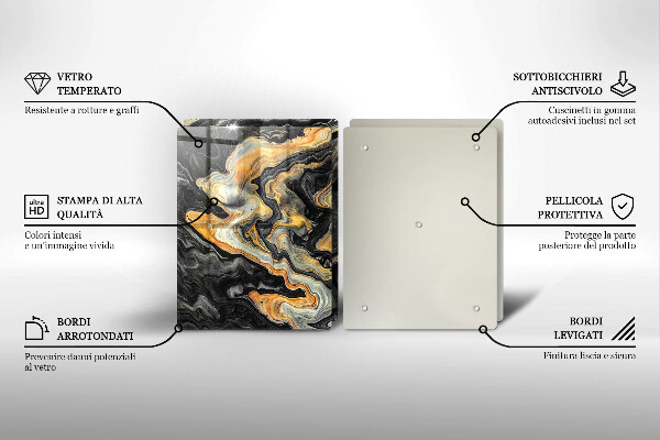 Kitchen worktop protector Abstract structure