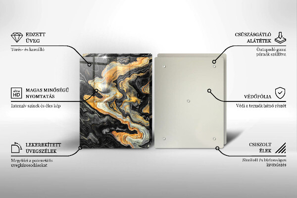 Kitchen worktop protector Abstract structure