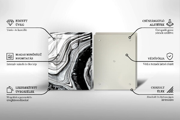 Kitchen worktop protector Ink abstraction