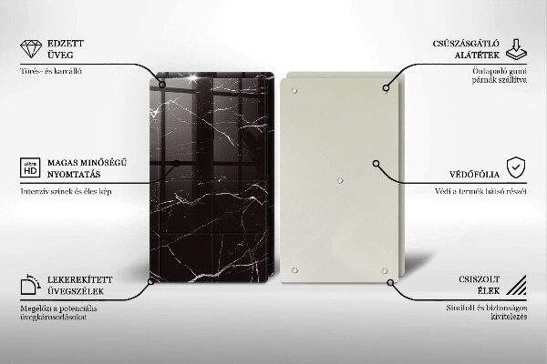 Kitchen worktop protector Marble tiles