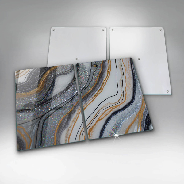 Kitchen worktop protector Rock with gold