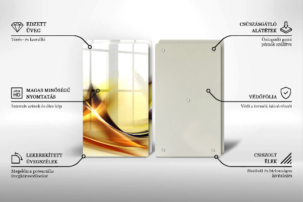 Kitchen worktop saver Abstraction light lines