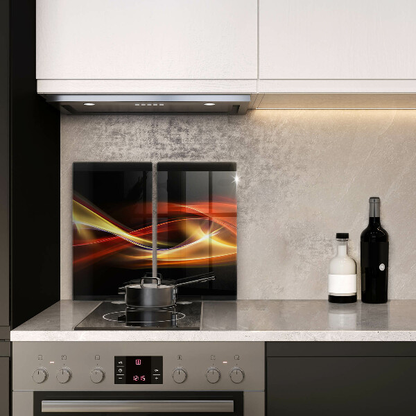 Kitchen worktop saver Abstraction of smoke and light