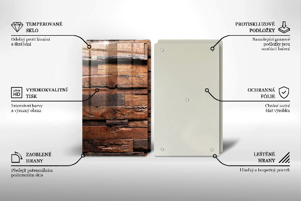 Kitchen worktop saver Decorative wood boards