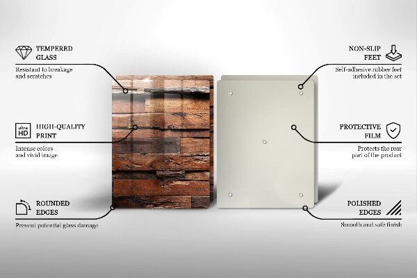 Kitchen worktop saver Decorative wood boards