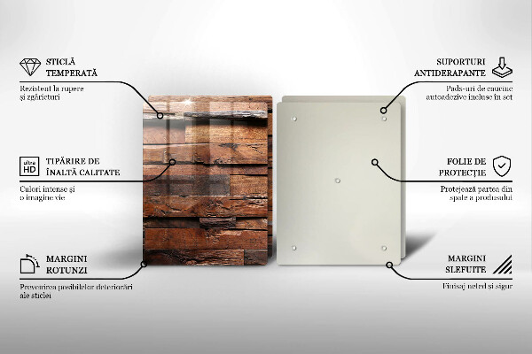 Kitchen worktop saver Decorative wood boards