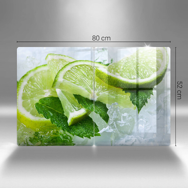 Kitchen worktop saver Lime mint and ice