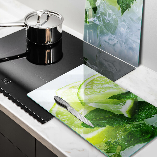 Kitchen worktop saver Lime mint and ice