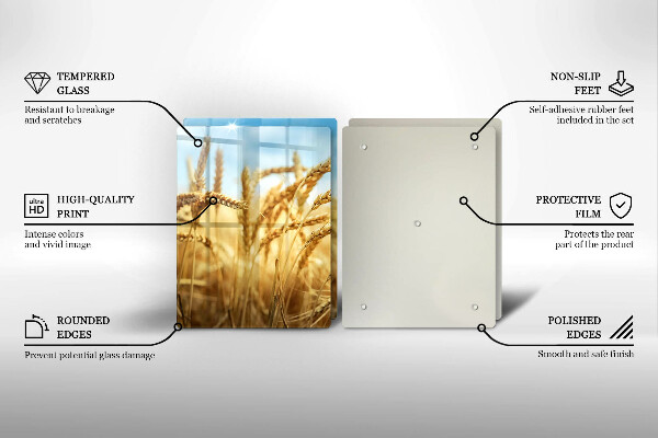 Kitchen worktop protector Cereals in the field