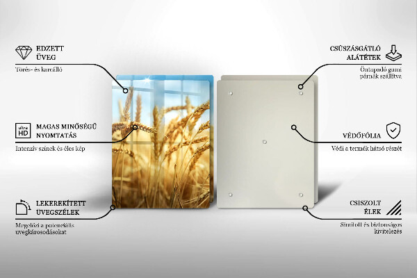 Kitchen worktop protector Cereals in the field