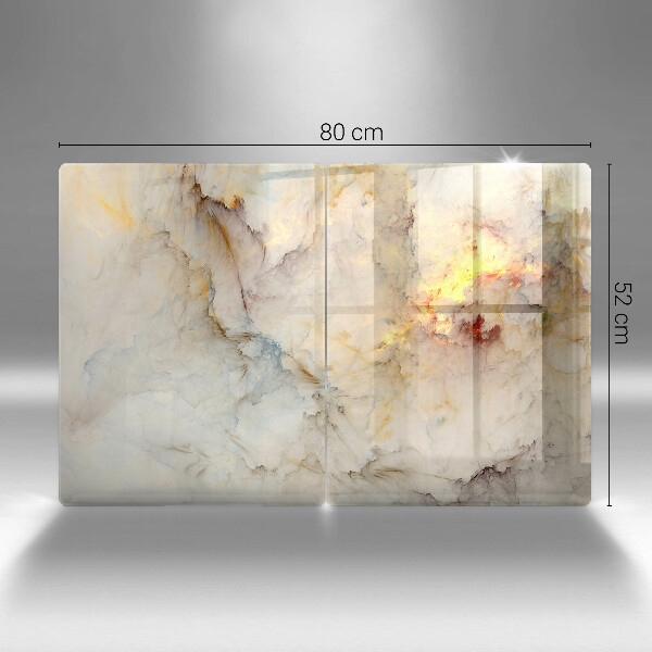 Worktop protector Marble texture with gold