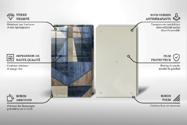 Worktop protector Geometric abstraction