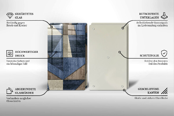 Worktop protector Geometric abstraction